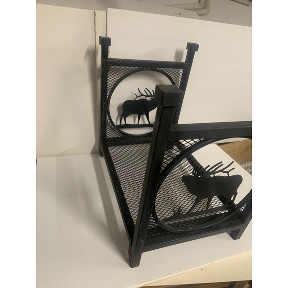ELK Firewood Log Rack, Iron Wood Lumber Storage Holder Fireplace, Heavy Duty ... - Picture 8 of 16